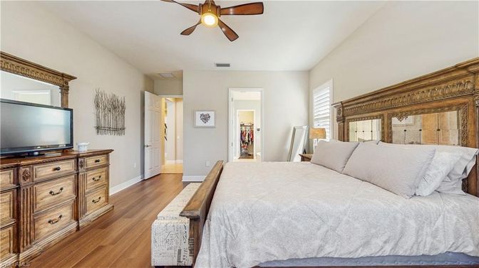 Bedroom, Interior, Wood Texture Flooring