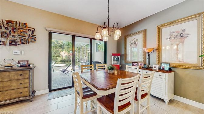 Dining room, Interior, Pendant Lights