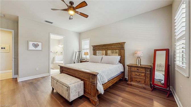 Bedroom, Interior, Wood Texture Flooring