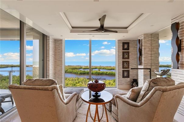 Fireplace, Interior, Living room, Recessed Lighting, Water