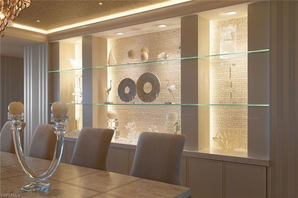 Dining room, Interior, Recessed Lighting