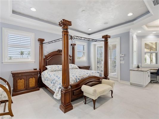 Bedroom, Interior, Recessed Lighting