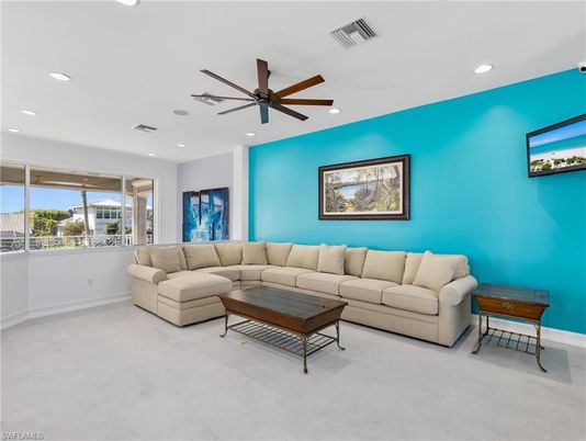 Interior, Living room, Recessed Lighting