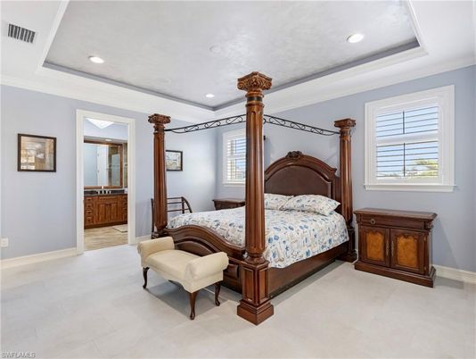 Bedroom, Interior, Recessed Lighting