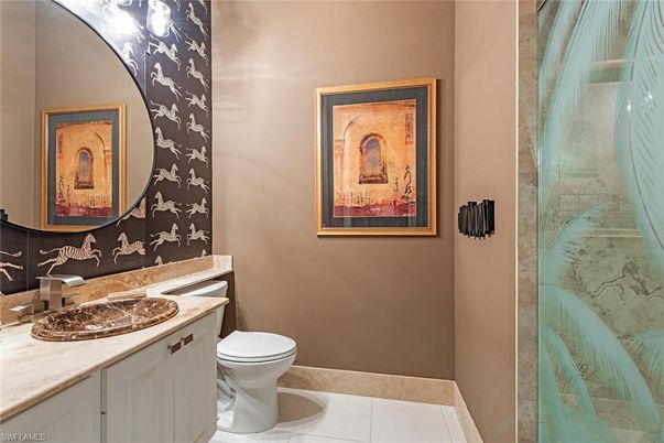 Bathroom, Glass Shower, Interior