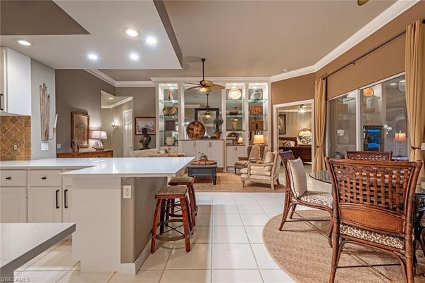 Dining room, Interior, Living room, Recessed Lighting