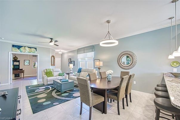 Dining room, Interior, Living room, Pendant Lights