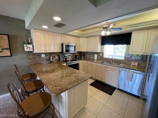 Interior, Kitchen, Recessed Lighting, Stainless Steel Appliances