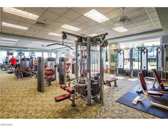 Fitness Equipment, Gym, Interior, Recessed Lighting