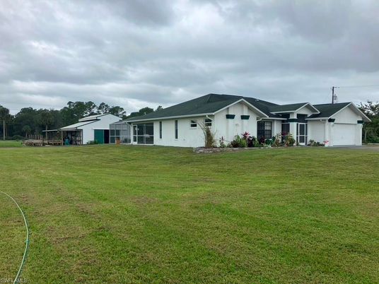 Attached, Backyard, Detached Garage, Exterior, Facade, Ranch