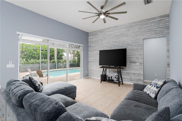 Interior, Living room, Stone Walls