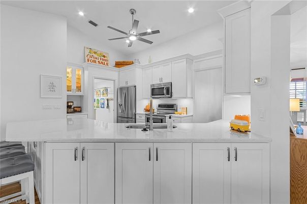Interior, Kitchen, Recessed Lighting, Stainless Steel Appliances