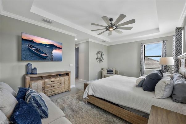 Bedroom, Interior, Recessed Lighting