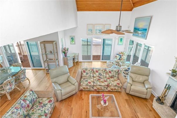 Interior, Living room, Wooden Ceilings, Wood Texture Flooring