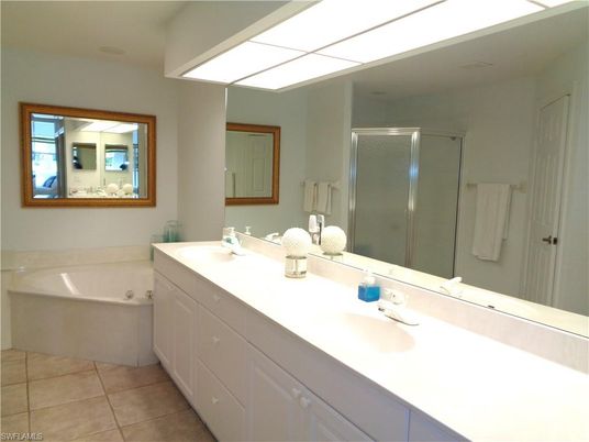 Bathroom, Dual Sink Vanities, Glass Shower, Interior