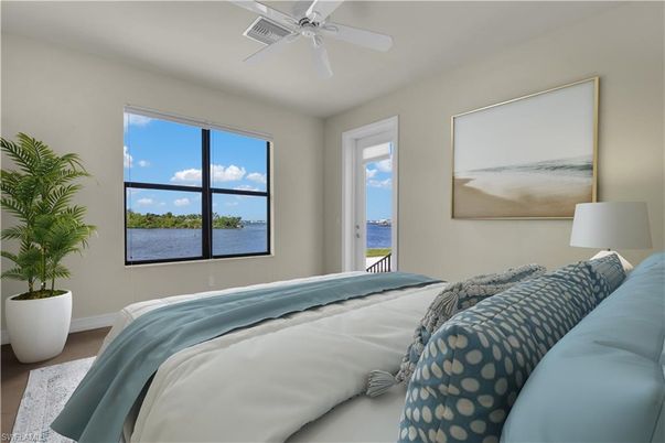 Bedroom, Interior, Water