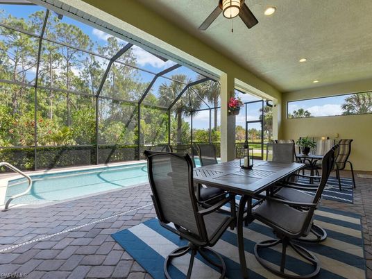 Dining room, Glass Ceilings, Interior, Pool, Sun Room