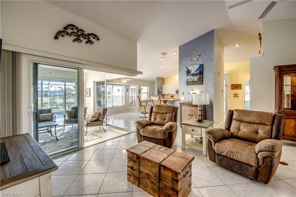 Interior, Living room, Recessed Lighting