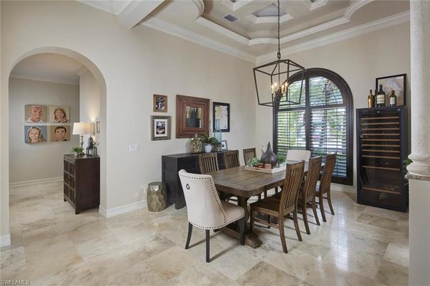 Dining room, Interior, Pendant Lights