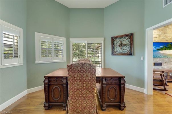 Home Office, Interior, Wood Texture Flooring