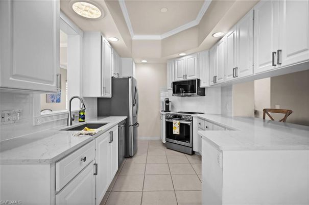 Interior, Kitchen, Recessed Lighting, Stainless Steel Appliances