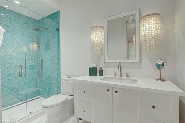 Bathroom, Glass Shower, Interior