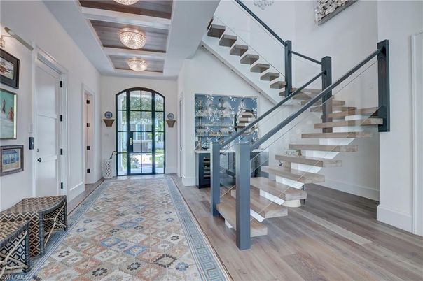 Chandelier, Interior, Wood Texture Flooring