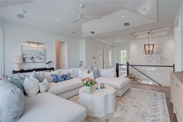 Game Room, Interior, Living room, Pendant Lights, Recessed Lighting, Wood Texture Flooring