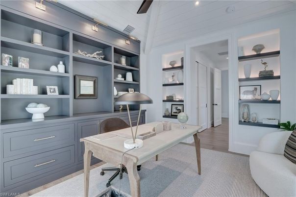 Home Office, Interior, Wood Texture Flooring