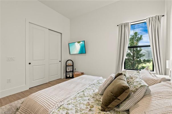 Bedroom, Interior, Wood Texture Flooring