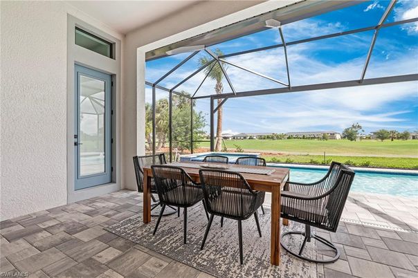 Dining room, Glass Ceilings, Interior, Pool, Sun Room