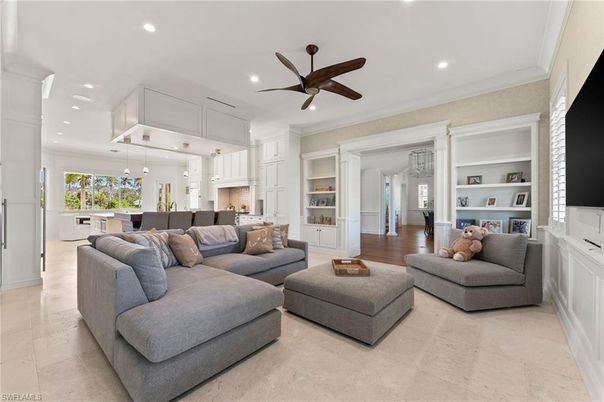 Interior, Kitchen, Living room, Pendant Lights, Recessed Lighting