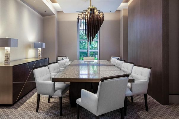 Chandelier, Dining room, Interior, Recessed Lighting