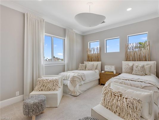 Bedroom, Interior, Recessed Lighting
