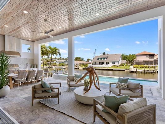 Exterior, Lake, Pool, Recessed Lighting