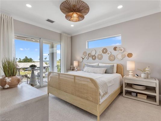 Bedroom, Interior, Recessed Lighting