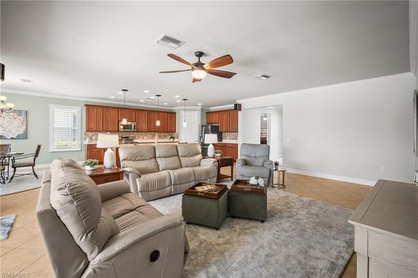 Dining room, Interior, Kitchen, Living room, Pendant Lights, Recessed Lighting