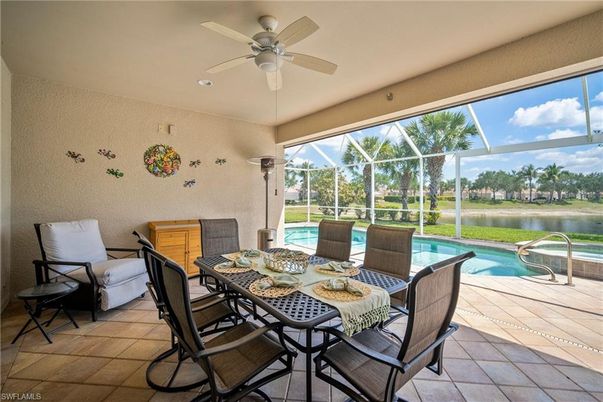 Dining room, Glass Ceilings, Interior, Pool, Sun Room, Water
