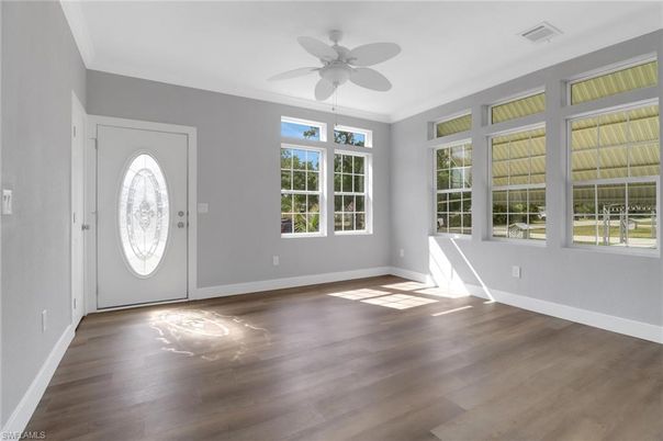 Empty room, Interior, Wood Texture Flooring