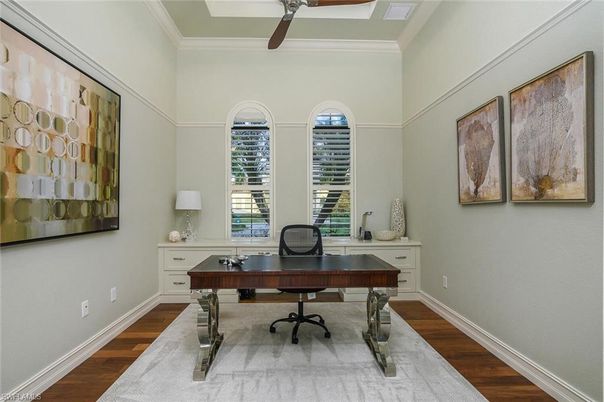 Home Office, Interior, Wood Texture Flooring