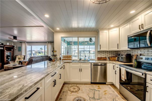 Interior, Kitchen, Recessed Lighting, Stainless Steel Appliances