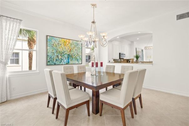 Chandelier, Dining room, Interior, Kitchen, Recessed Lighting