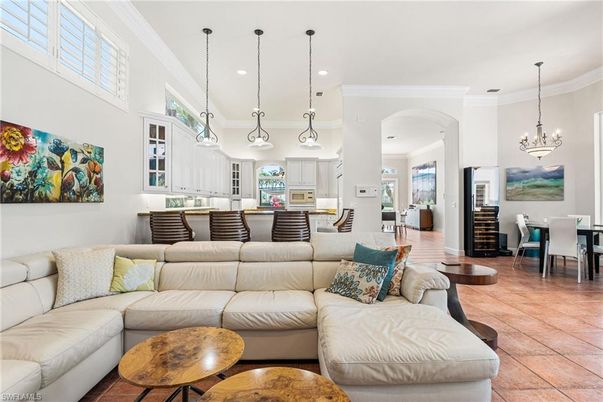 Chandelier, Dining room, Interior, Kitchen, Living room, Pendant Lights, Recessed Lighting