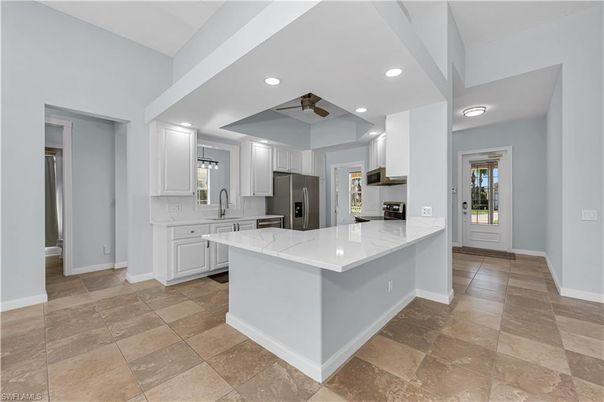 Interior, Kitchen, Recessed Lighting, Stainless Steel Appliances