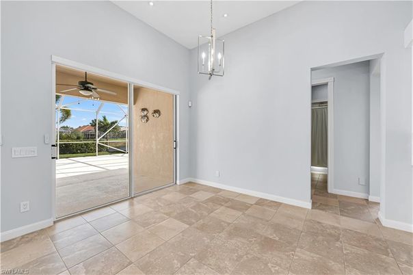 Empty room, Interior, Pendant Lights, Recessed Lighting