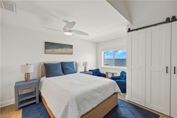 Bedroom, Interior, Water, Wood Texture Flooring