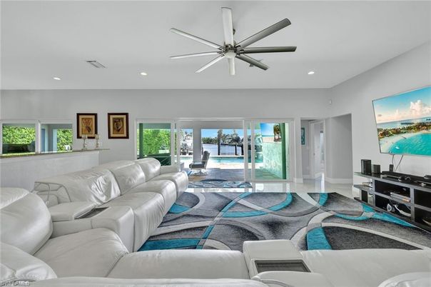 Interior, Living room, Recessed Lighting