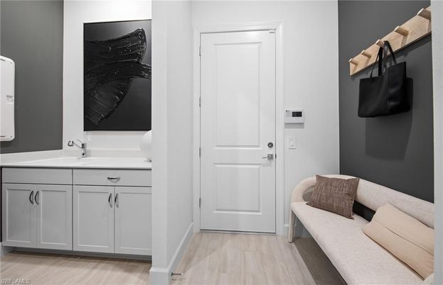 Bathroom, Interior, Wood Texture Flooring
