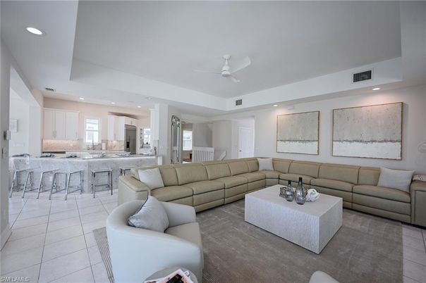 Interior, Kitchen, Living room, Recessed Lighting