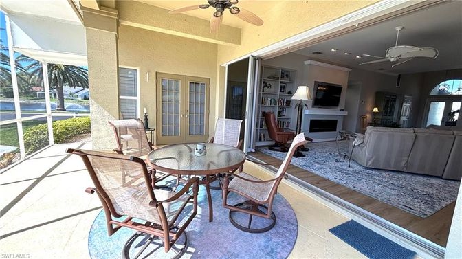 Dining room, Fireplace, Interior, Living room, Wood Texture Flooring